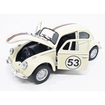 Carrinho Fusca Ferro Fricção Metal Miniatura Herbie 53 Cor Carrinho Fusca Ferro Fricção Metal Miniatura Herbie 53 Cor
