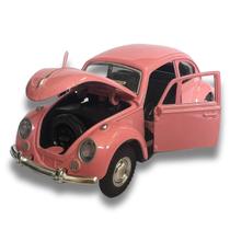 Carrinho Fusca Ferro Fricção Metal Miniatura Metal Brinquedo Fusquinha Herbie