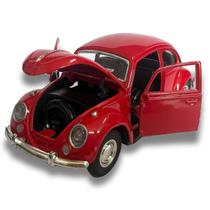 Carrinho Fusca Ferro Fricção Metal Miniatura Metal Brinquedo Fusquinha Herbie