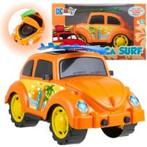 Carrinho Fusca Grande Infantil Policia Taxi Coleção Menino Surf
