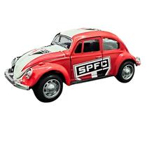 Carrinho Fusca Miniatura Time São Paulo De Metal
