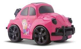 Carrinho Fusca Rosa De Brinquedo New Bug Princesa Charmosa