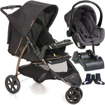 Carrinho Galzerano Cross Trail Bebe Conforto Base Preto Cobre