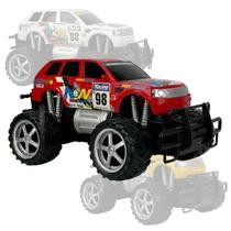 Carrinho Giant Four Controle Remoto - CKS Toys - Bateria Recarregável Pick Up Picape Caminhonete