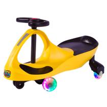 Carrinho Gira Gira Car Com luz nas Rodas Amarelo GX-T405 - Fenix - Fenix Brinquedos