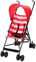 Carrinho Guarda-chuva Multikids Baby Navy Vermelho 6m - 15kg - Bb558 - Multilaser