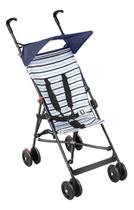 Carrinho Guarda Chuva Navy Multikids Baby Cinza Com Azul Cor Cinza/azul