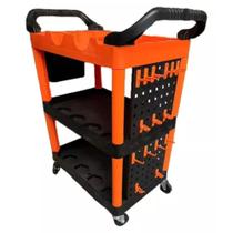 Carrinho Hercules Para Ferramentas (Preto E Laranja) Kers Carrinho Hercules Para Ferramentas (Preto E Laranja) Kers
