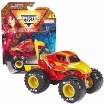 Carrinho Homem de Ferro 1:64 Marvel Monster Jam