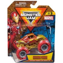 Carrinho Homem de Ferro Monster JAM 1:64 Marvel para Crianças Carrinho Homem de Ferro Monster JAM 1:64 Marvel para Crianças