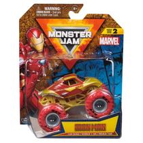Carrinho Homem de Ferro Monster Jam Marvel Escala 1:64