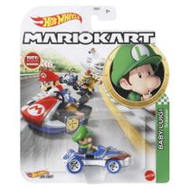 Carrinho Hot Wheels Baby Luigi Mariokart - Mattel