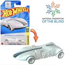 Carrinho Hot Wheels Braille Racer Twin Mill Branco Mattel