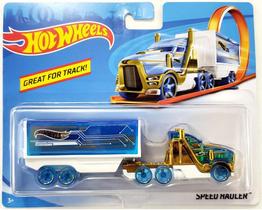 Carrinho Hot Wheels Caminhão Track Fleet 1/64 - Mattel HYT56