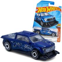 Carrinho Hot Wheels Caminhonete Ford F 150 Lightning Azul - Mattel