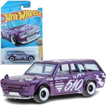 Carrinho Hot Wheels Datsun Bluebird Wagon 510 Roxo