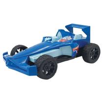 Carrinho Hot Wheels Formula Racer Com Fricção 22cm Azul