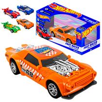 Carrinho Hot Wheels Fricção Fast Racer Com Som De Motor Forte E Luz No Farol Para Crianças Carrinho Hot Wheels Fricção Fast Racer Com Som De Motor Forte E Luz No Farol Para Crianças