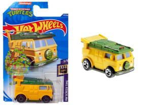 Carrinho Hot Wheels Kombi Tartarugas Ninja 3+