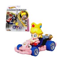 Carrinho Hot Wheels Mário Kart Baby Peach Pipe Frame 1:64 - Mattel