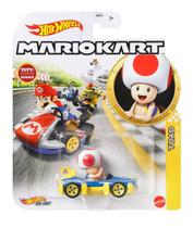 Carrinho Hot Wheels Mario Kart Toad Mach 8 Mattel GBG25