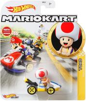 Carrinho Hot Wheels Mario Kart Toad Standard Kart GBG25