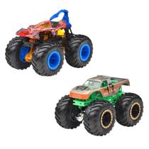 Carrinho Hot Wheels Mattel Monster Trucks Scorpedo e Baja Buster