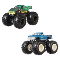 Carrinho Hot Wheels Mattel Monster Trucks Snakebite e Bigfoot