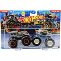Carrinho Hot Wheels Monster Truck Loco Punk vs Airplane Mode - Demolition Doubles - Mattel