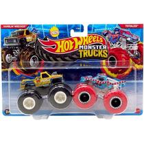 Carrinho HOT Wheels Monster TRUCK Ramblin Wrecker X Totaled Mattel FYJ64