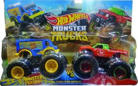 Carrinho hot wheels monster trucks 2 unids