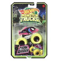 Carrinho Hot Wheels Monster Trucks Brilha no Escuro Piran-ahhhh - Mattel