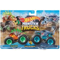 Carrinho Hot Wheels Monster Trucks Mattel 2 Peças