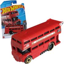 Carrinho Hot Wheels Ônibus Vermelho Trouble Decker - Mattel