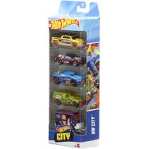 Carrinho Hot Wheels Pack 5 City 2025 Jbj75 Mattel Delivery Pizza Caminhão Sorvete Frozen Carrinho Hot Wheels Pack 5 City 2025 Jbj75 Mattel Delivery Pizza Caminhão Sorvete Frozen