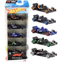 Carrinho Hot Wheels Pack C/5 Edição Formula 1 F1 Jgf58 2025 Team Mclaren Alpine Sauber Haas