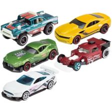 Carrinho Hot Wheels Pack Com 5 Carros Modelos Sortidos