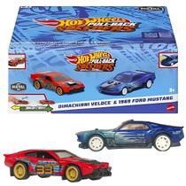 Carrinho Hot Wheels Pull-back Speeders 2un 1:43 Mattel HWH62