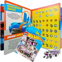 Carrinho Hot Wheels Raijin Express Mattel + Livro com Quebra Cabeça Memória e Dominó