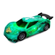 Carrinho Hot Wheels Turbo Botões Interativos com Luzes Sons Verde