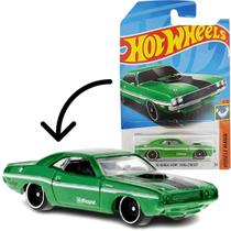 Carrinho Hotwheels 70 Dodge Hemi Challenger Mopar Verde - Mattel