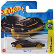 Carrinho HotWheels Preto c/ Dourado sem roda