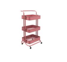 Carrinho Ikea Metal Rosa