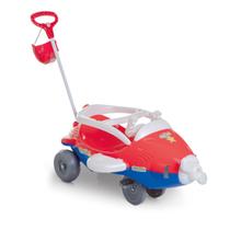 Carrinho Infantil Avião Aeroh 2 em 1 Passeio e Pedal Calesita Carrinho Infantil Avião Aeroh 2 em 1 Passeio e Pedal Calesita