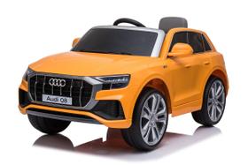 Carrinho Infantil Carro Motorizado AudiQ8 12v Laranja