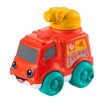 Carrinho Infantil com Chocalho - Caminhão de Bombeiro - Fisher-Price - Mattel