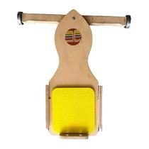 Carrinho infantil de rolemã em madeira camara woodbox