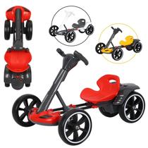 Carrinho Infantil Elétrico Mini Kart 6V Rolimã Passeio Som e Luz