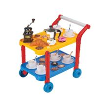 Carrinho Infantil Gourmet Com Acessórios Cafeteria - Fenix