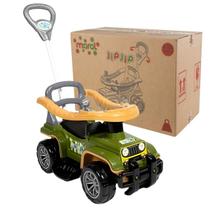 Carrinho Infantil Jip Jip Militar Menino Maral de Empurrar